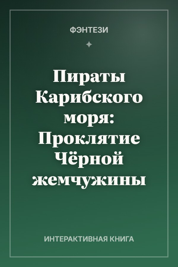 Обложка книги «Пираты Карибского моря: интерактивная книга»